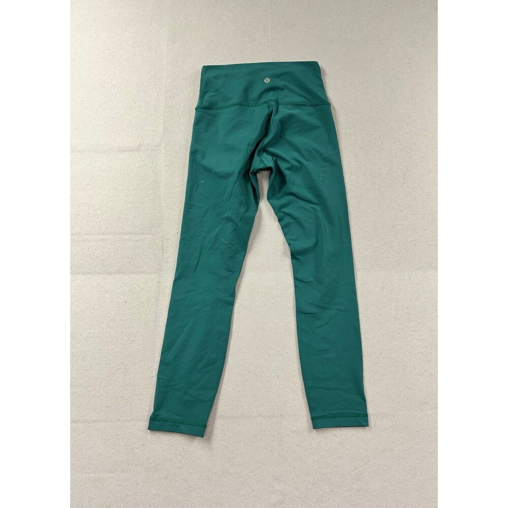 Lululemon Wunder Train High-Rise Tight Green Leggings 26” inseam Size 6